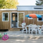 Extérieur Tiny Home 4 personnes 2 chambres - Camping 5 étoiles île de Ré