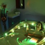 Lit d'eau chaude au SPA l'Océan - Camping 5 étoiles île de Ré