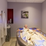 Lit d'eau chaude au SPA l'Océan - Camping 5 étoiles île de Ré